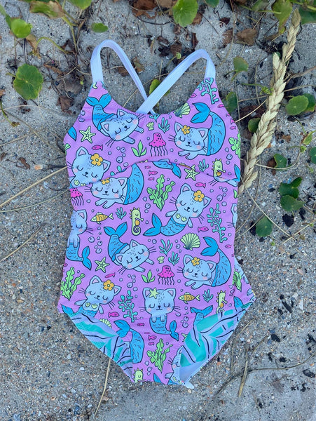 Shell Island Swimsuit - Girls