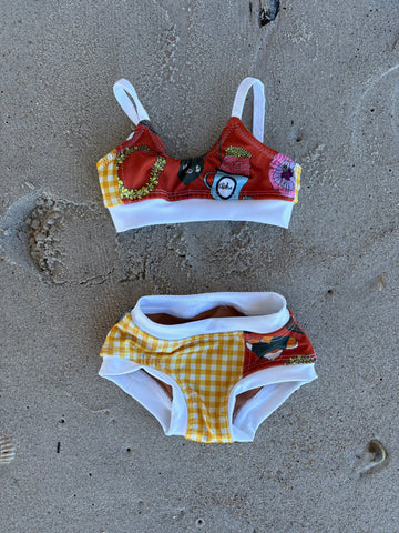 Size 12-24 mo - Classic Kini in "Kaua'i Essentials & Gingham"