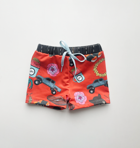 The Kaua'i Essentials Collection - Papaya Boardies